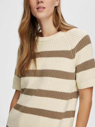 SELECTED FEMME Pullover 'BLOOMIE' in Beige