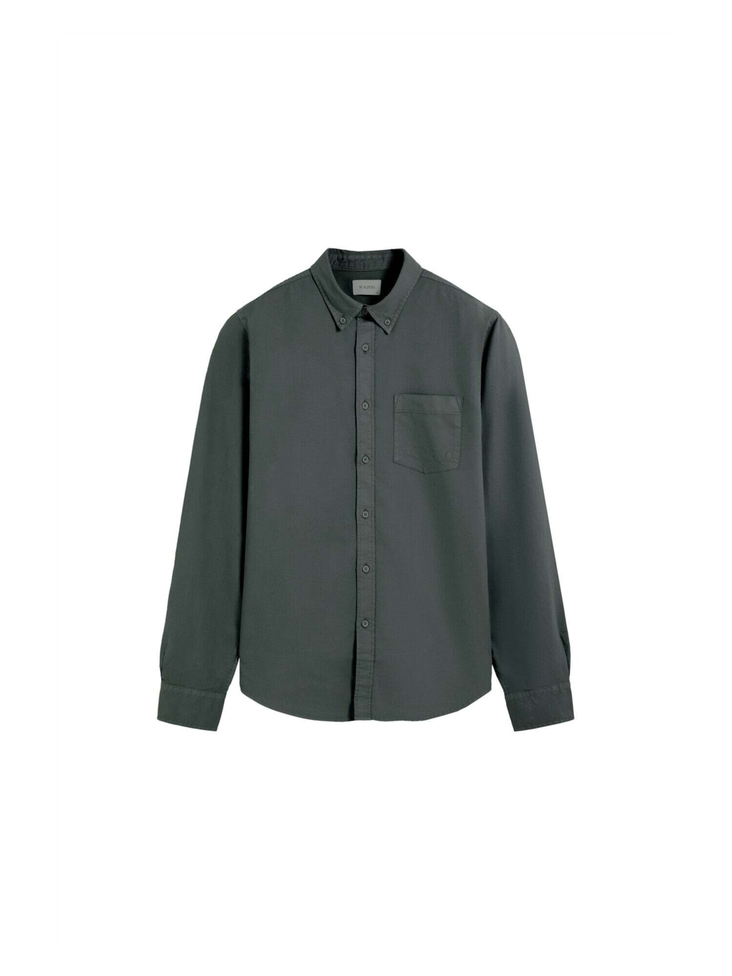 Coupe regular Chemise ' ' Scalpers en marron : devant