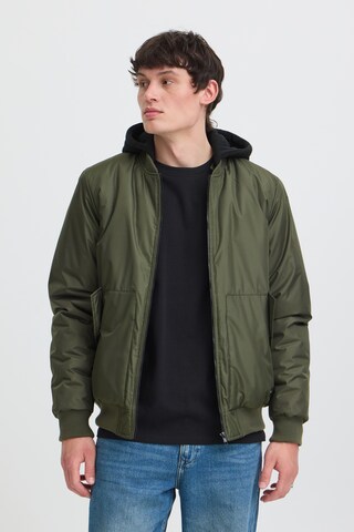 BLEND Between-season jacket 'BHERNEST' in Green: front