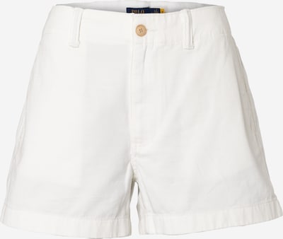 Pantaloni eleganți Polo Ralph Lauren pe alb natural, Vizualizare produs