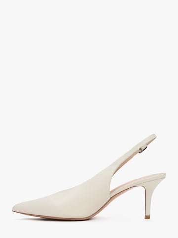 Estro Pumps '25151-2' i beige: forside