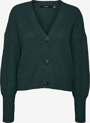 Cardigan 'VMLEA' VERO MODA en vert : devant