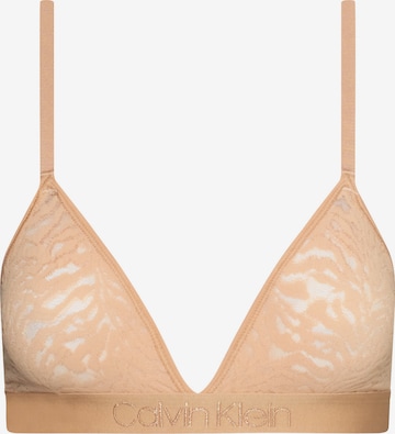 Calvin Klein Underwear Bra in Beige: front