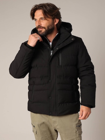 Veste d’hiver 'CHIRO' Deeluxe en noir : devant