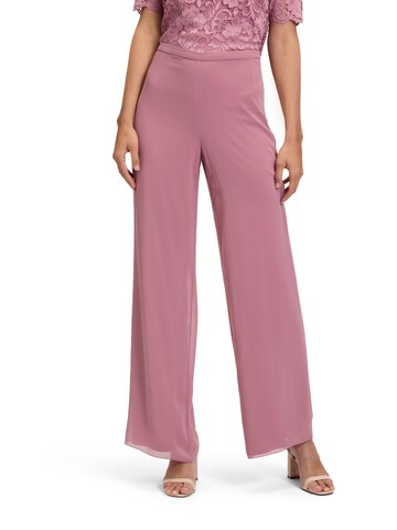 Vera Mont Wide leg Broek 'Marlene' in Roze: voorkant