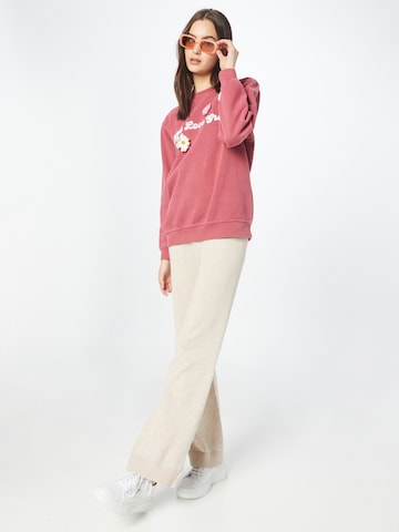 Oasis Sweatshirt 'Let Love Grow' in Pink