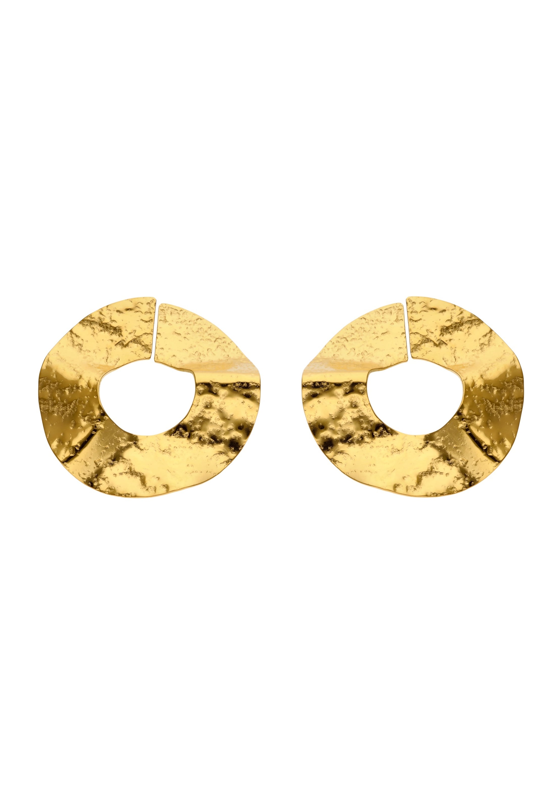 faina Ohrringe in Gold: Vorderseite