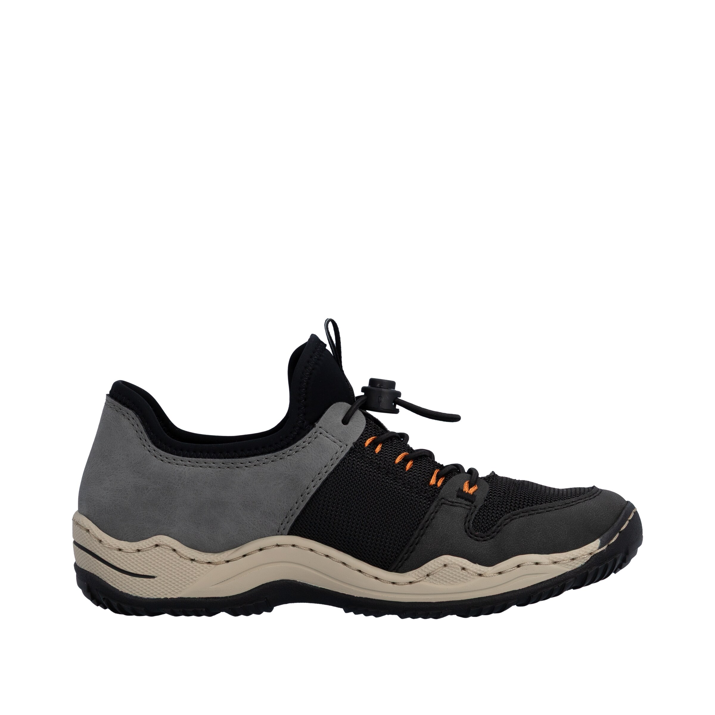 Rieker Athletic Lace-Up Shoes in Black