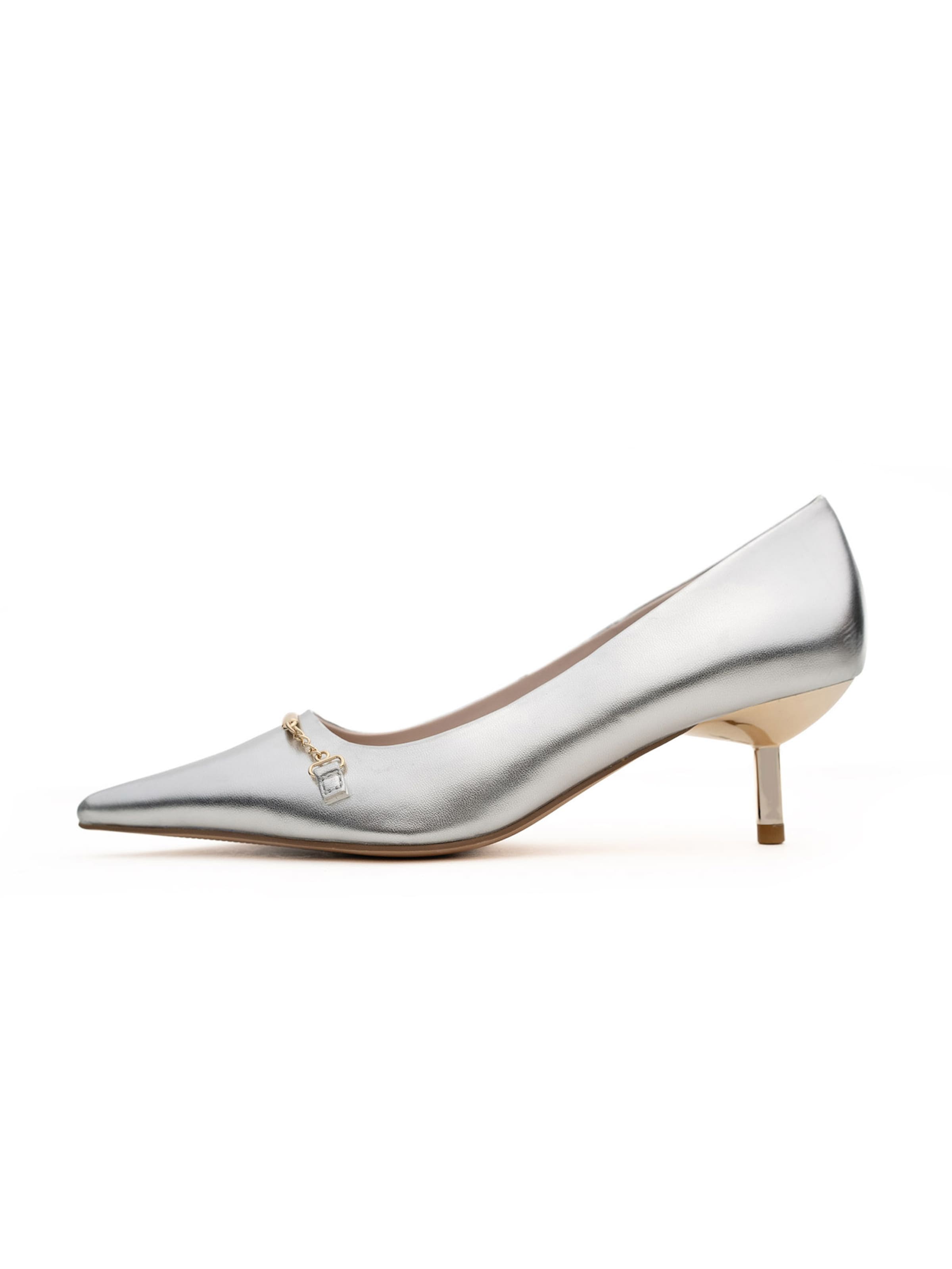 Gattinoni Pumps in Silver: front