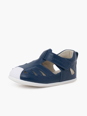 Pisamonas - Zapatos primeros pasos en azul: frente