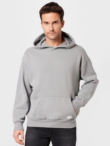 HOLLISTER Sweatshirt 'JOCKTAG' i grå: framsida