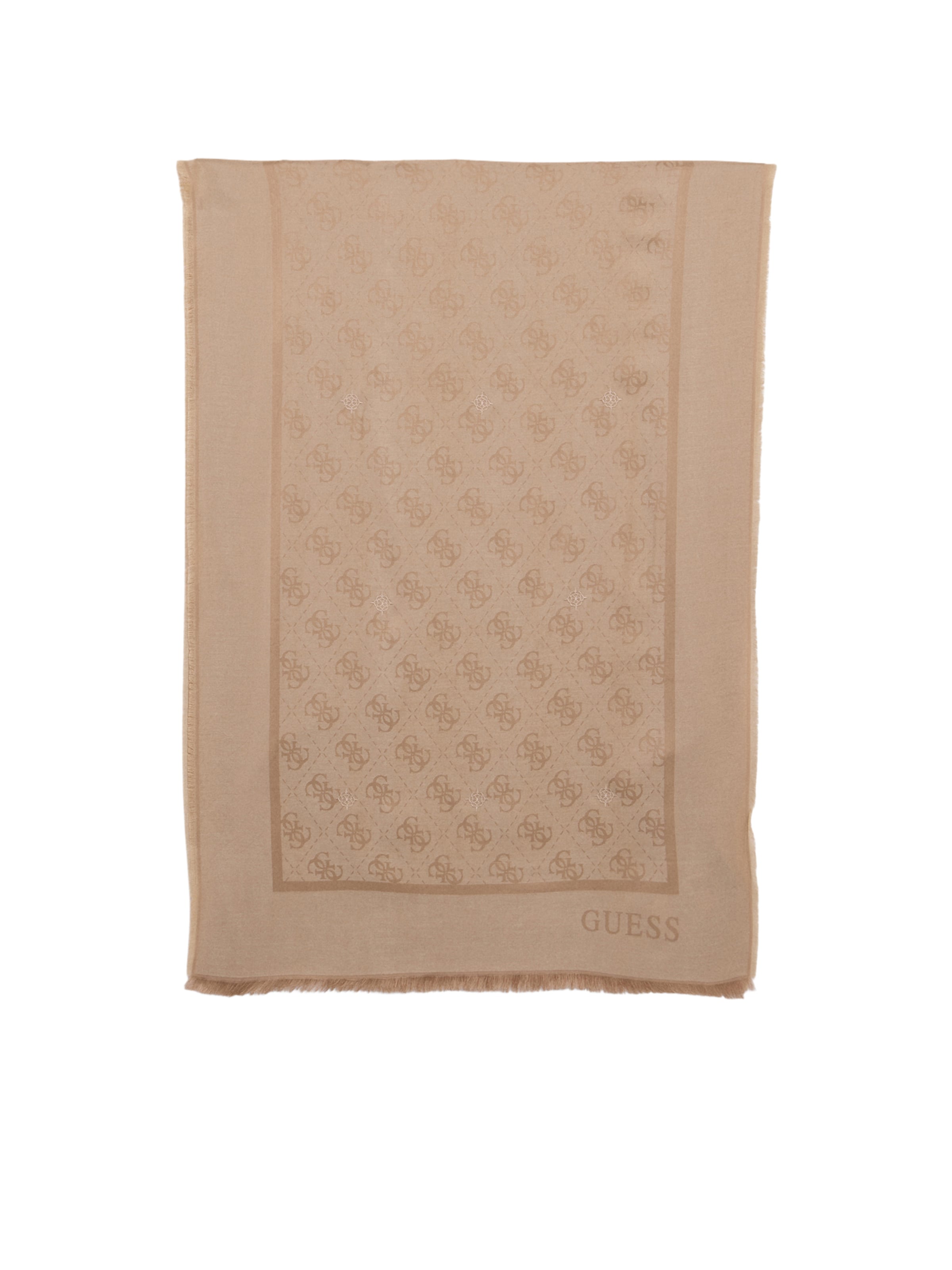 GUESS Sjaal in Beige: voorkant