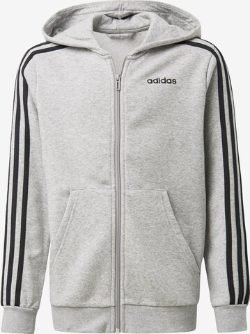 ADIDAS PERFORMANCE Sportsweatjacke in Grau: predná strana