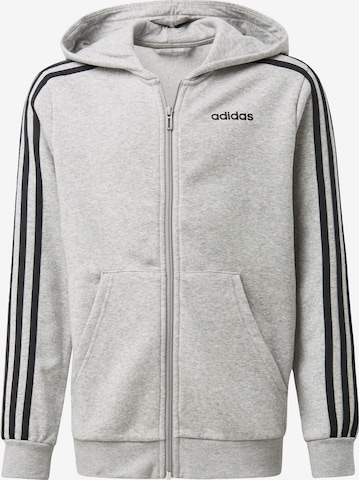 Veste de survêtement ADIDAS PERFORMANCE en gris : devant