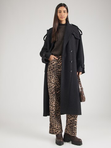 Monki Boot cut Trousers in Beige