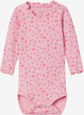 NAME IT - Pijama entero/body 'OLEA' en rosa: frente