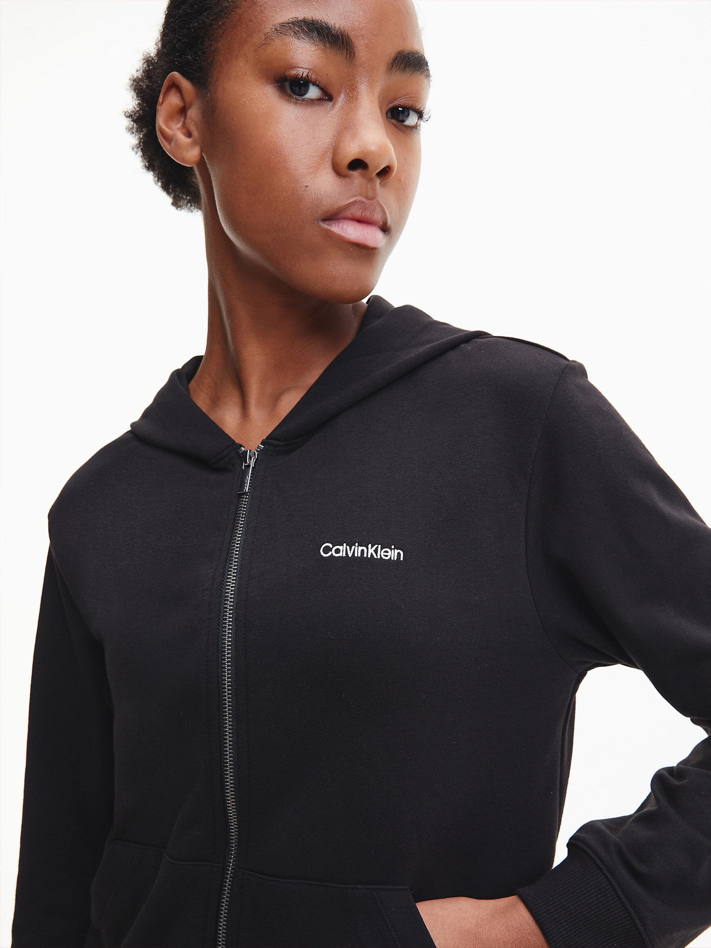 Calvin klein funnel neck sweatshirt hotsell