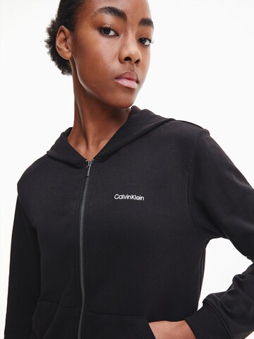 Calvin Klein Sweatjacke in Schwarz