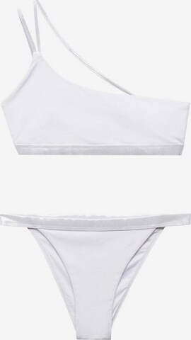 MANGO TEEN Bikini 'Ari' in White: front