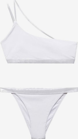 MANGO TEEN Bikini 'Ari' in Weiß: predná strana