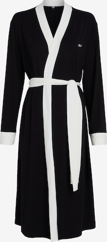 Karl Lagerfeld - Camisa de pijama em preto: frente