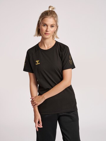 Hummel Functioneel shirt 'Cima' in Zwart: voorkant