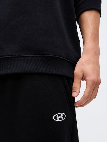 UNDER ARMOUR Regularen Športne hlače 'Rival' | črna barva