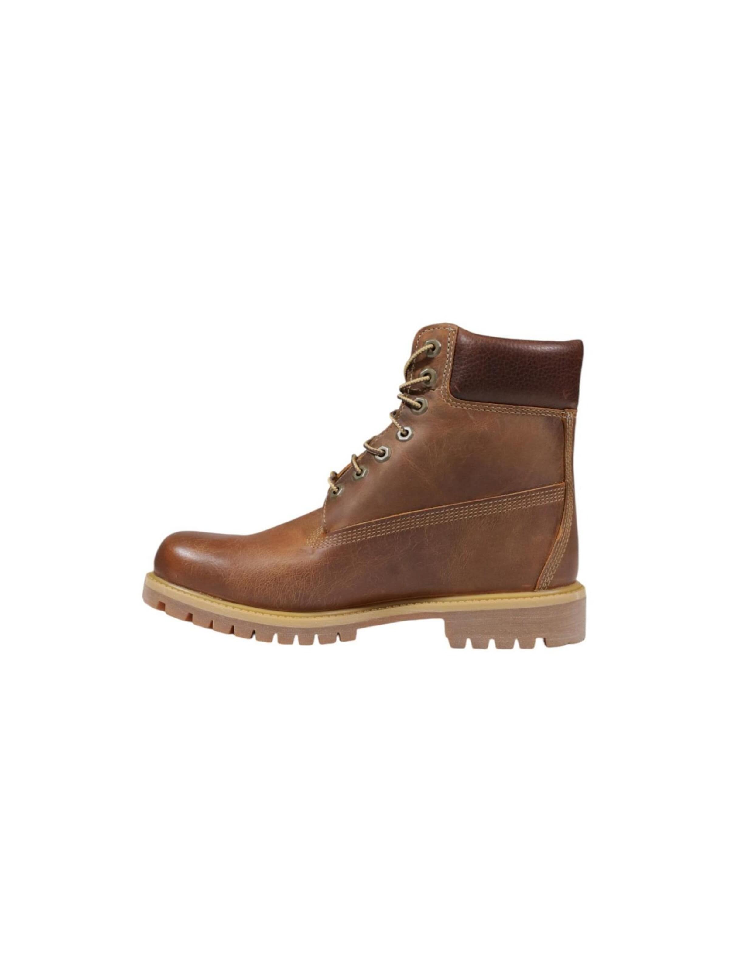 TIMBERLAND Stövel med snörning i brun