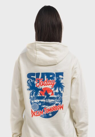 Oldskull Hoodie 'Worldvibe Surf Dreams' in Weiß