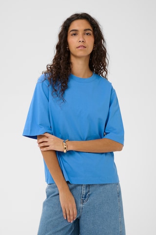 T-shirt 'Jina' SOAKED IN LUXURY en bleu : devant