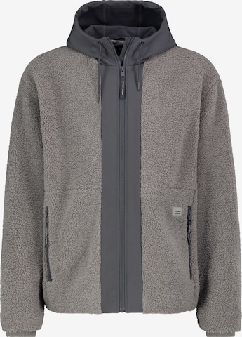 Sublevel Fleece jas in Grijs: voorkant