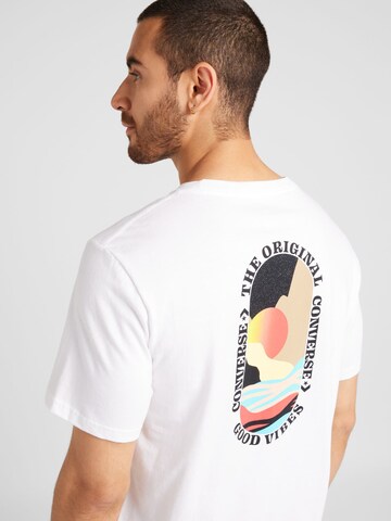 T-Shirt 'Sunset' CONVERSE en blanc