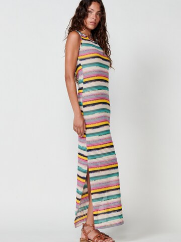 KOROSHI Knit dress in Mixed colours