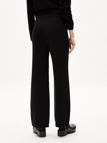 ARMEDANGELS Wide leg Broek 'DANILAA REGLANA' in Zwart