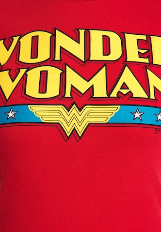LOGOSHIRT Shirt 'Wonder Woman' in Rood