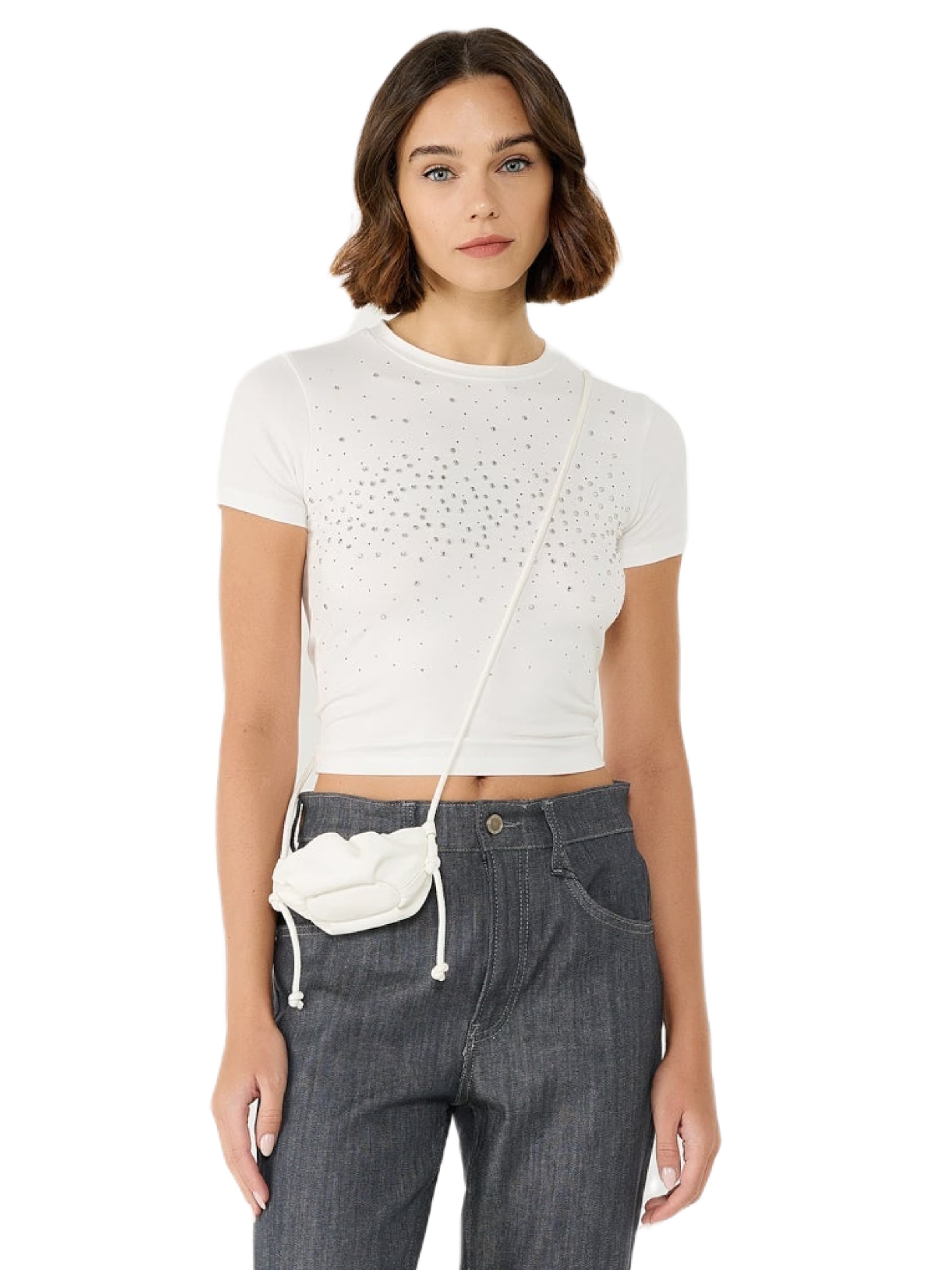 No Matter What Shirt in White: front