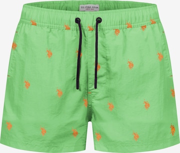 Shorts de bain U.S. POLO ASSN. en vert : devant