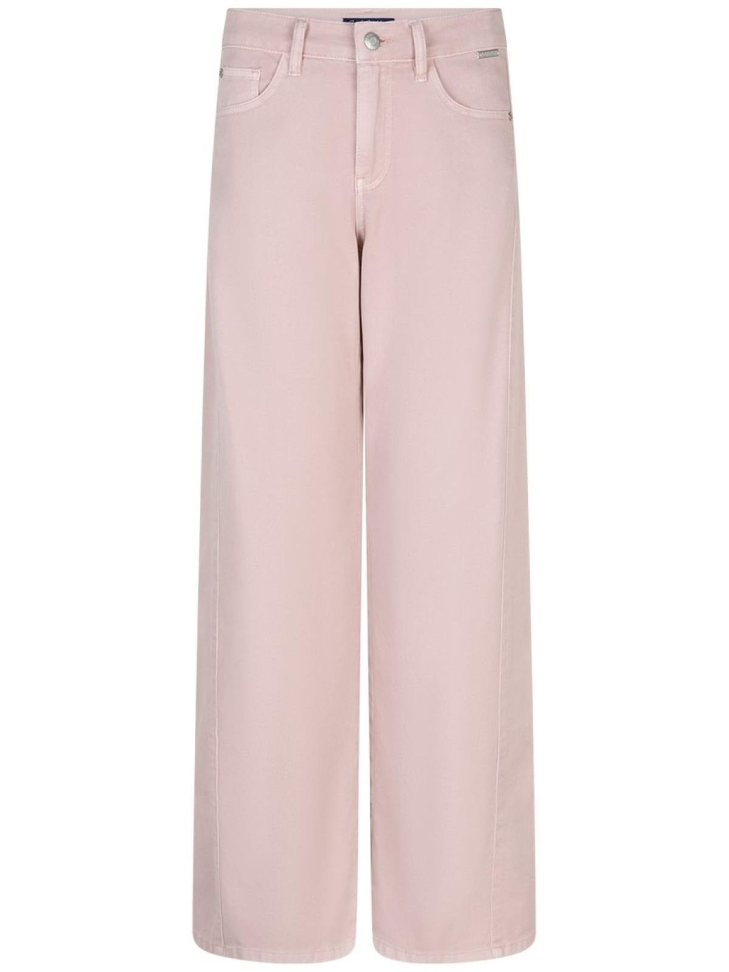 Red Button Regular Trousers 'Red Button Claudette twil roze' in Pink: front