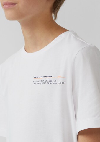 T-Shirt s.Oliver en blanc