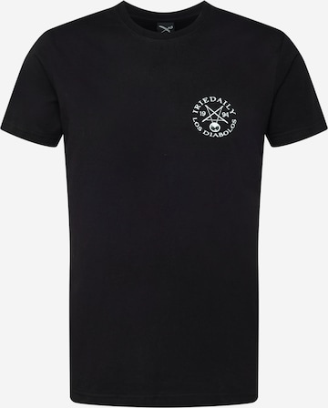 Iriedaily Shirt 'El Diablo' in Black: front