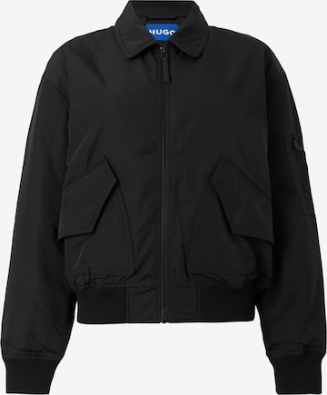 HUGOPrijelazna jakna 'Fami-1_B' - crna boja: prednji dio