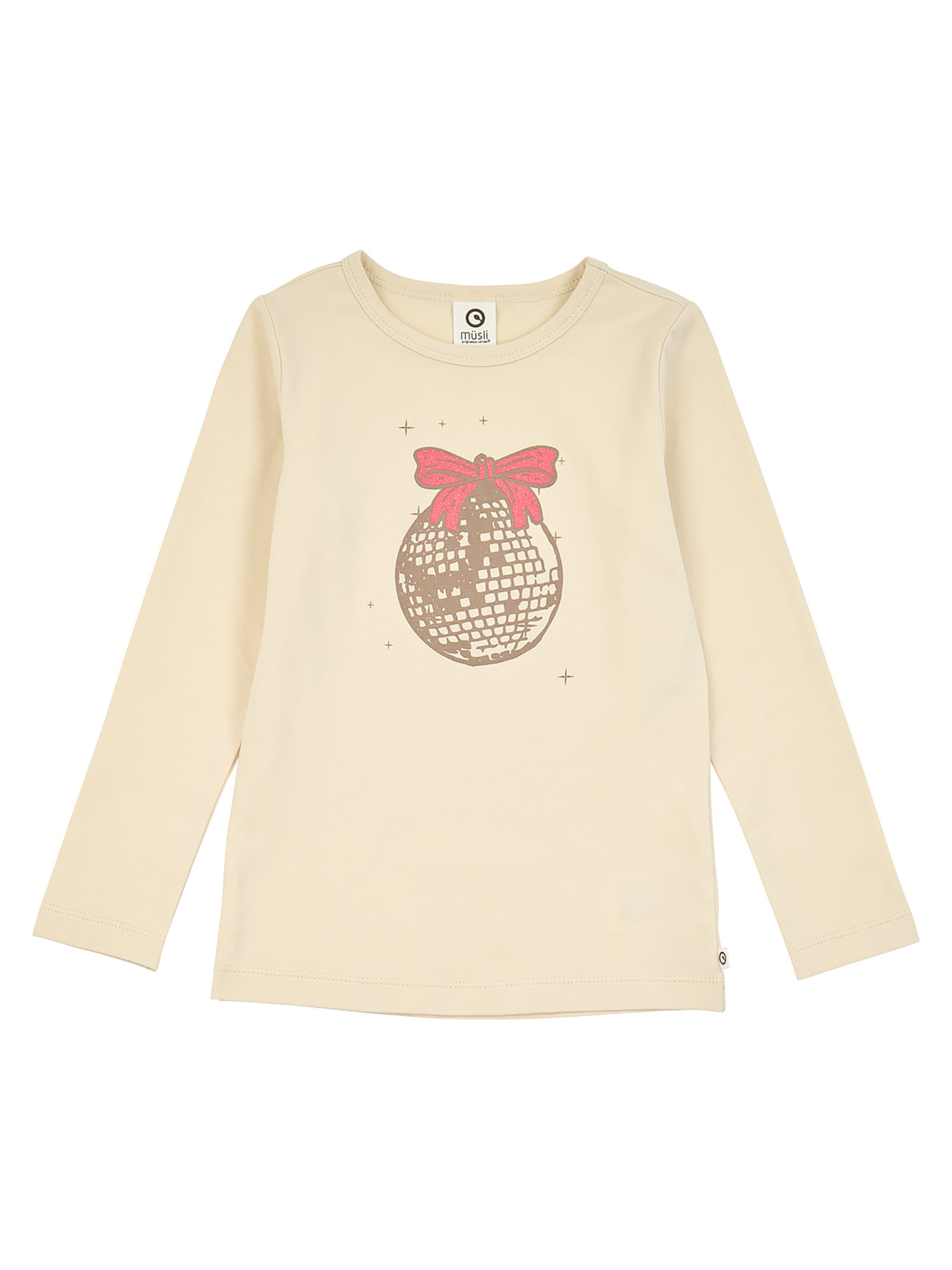 Müsli Shirt in 86 in de kleur Brokaat / Cappuccino / Lichtrood, Productweergave