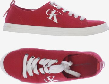 Calvin Klein Jeans Sneakers & Trainers in 38 in Red: front