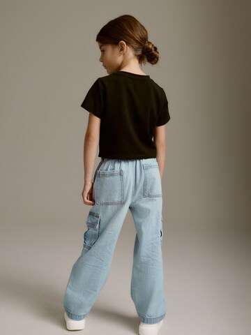 Next Wide leg Jeans i blå