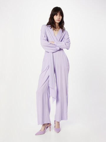 Closet London Jumpsuit in Purple