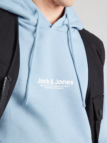 JACK & JONES Sweatshirt 'JWHVESTERBRO' in Blau