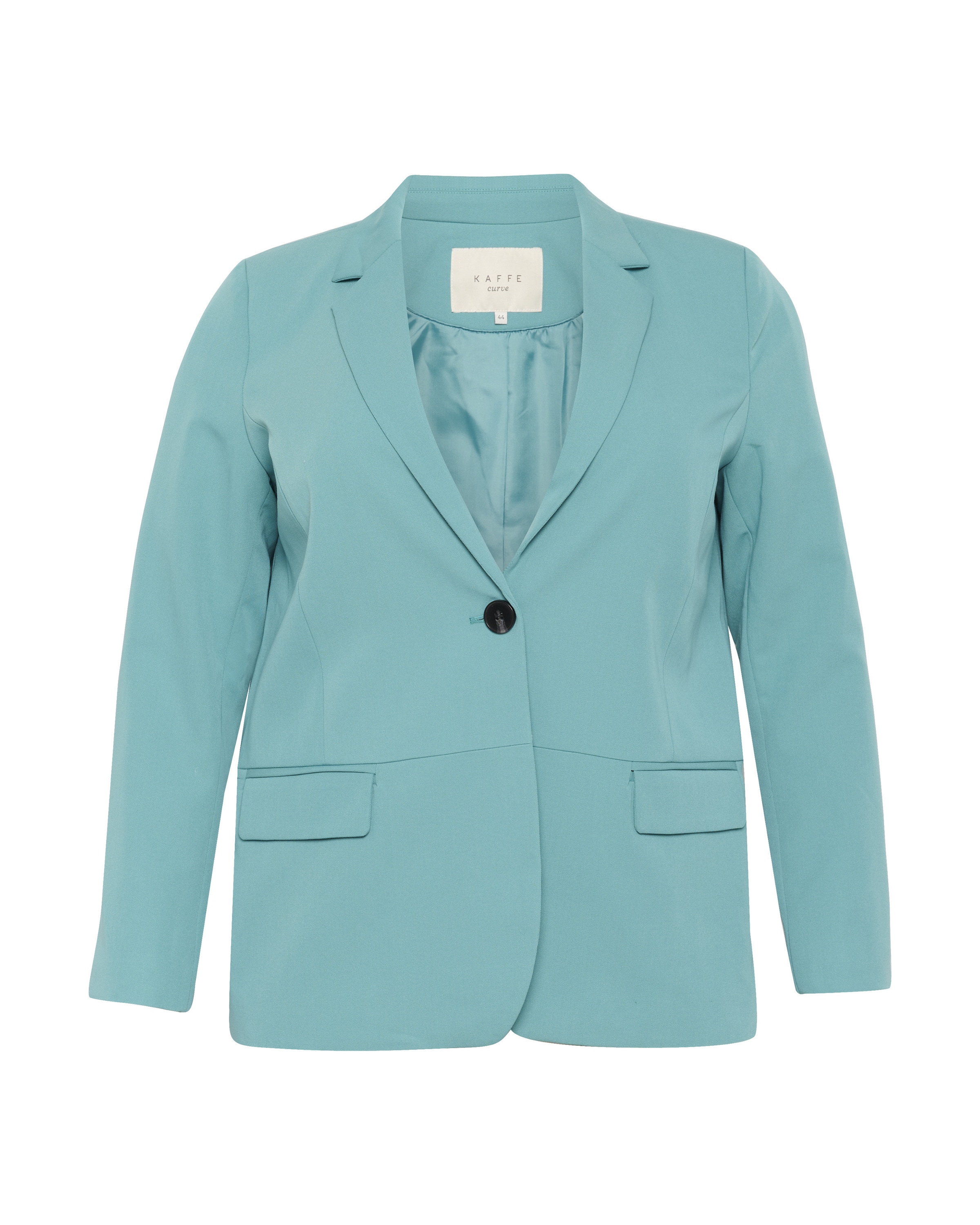 KAFFE CURVE Blazer in Blau: Vorderseite