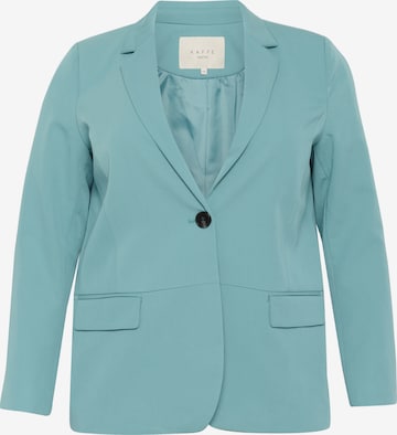Blazer KAFFE CURVE en bleu : devant