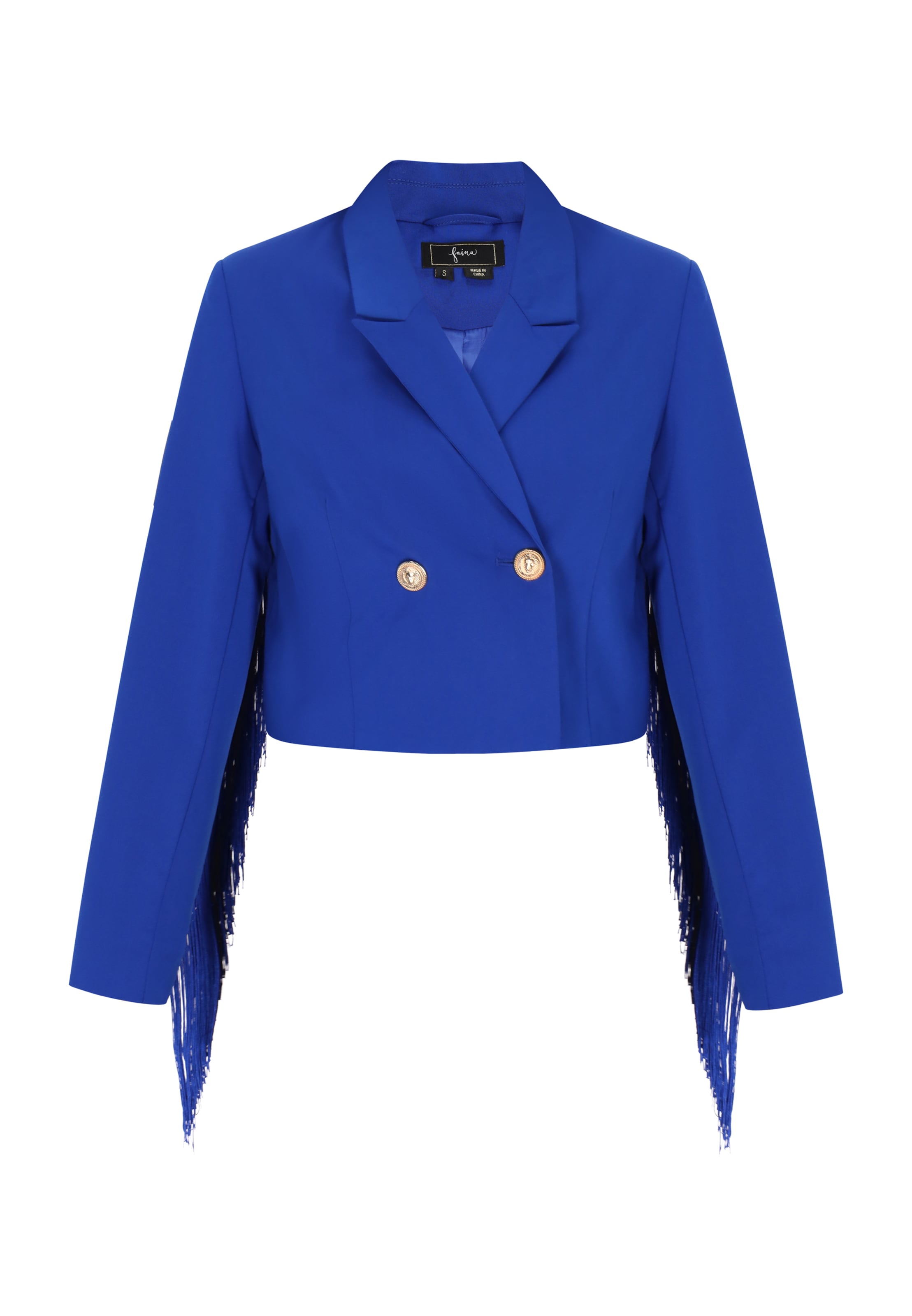 faina Блейзер в Синий: спереди