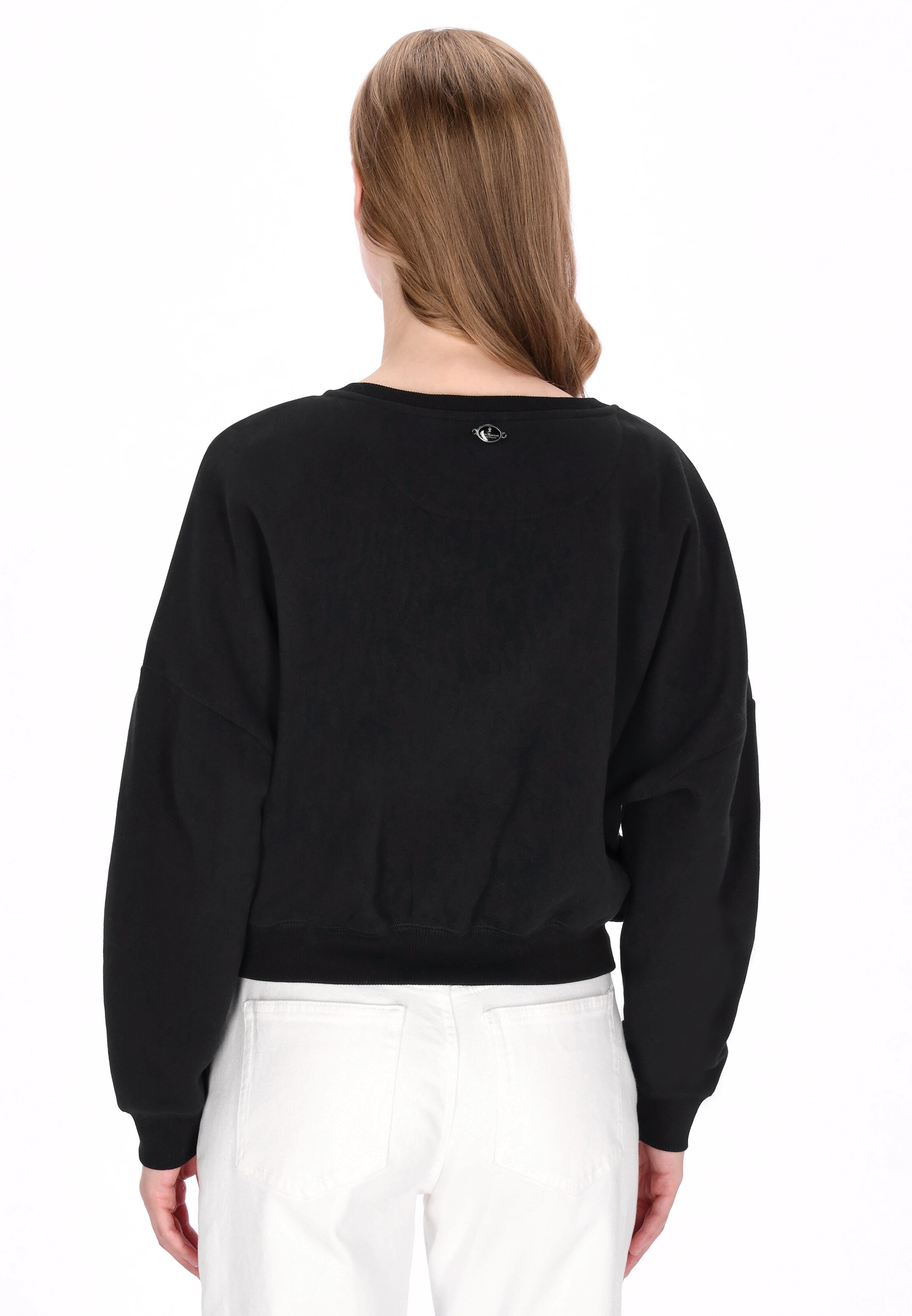 DreiMaster Vintage Sweatshirt 'Vintage' in Zwart